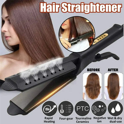 Dual-Use Hair Straightener and Curler