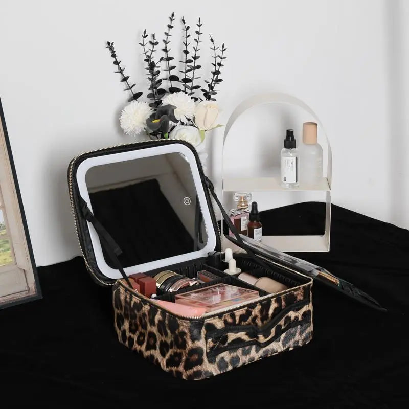 Illuminated Makeup Organizer