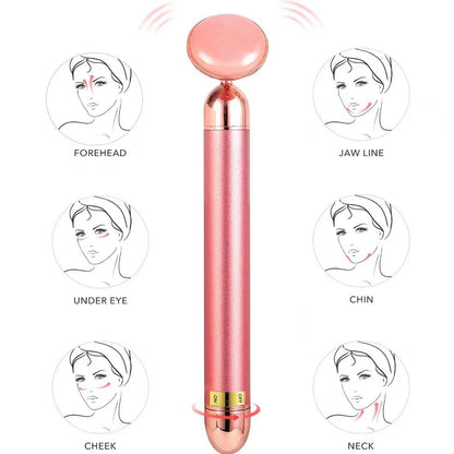 5-in-1 Vibrating Beauty Wand: Face & Body Lift Roller