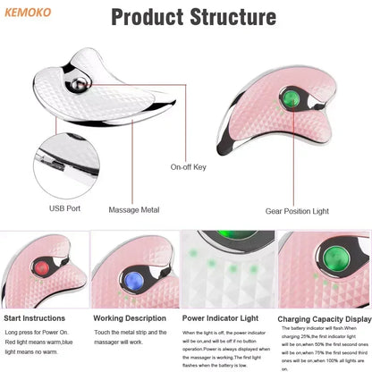 Advanced EMS Facial Lifting & Firming Guasha Plate