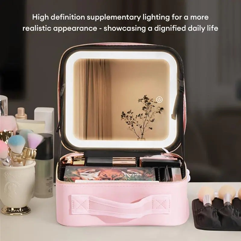 Illuminated Makeup Organizer