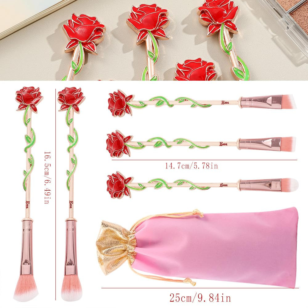 Fairy Rose Eye Makeup Brush Set 