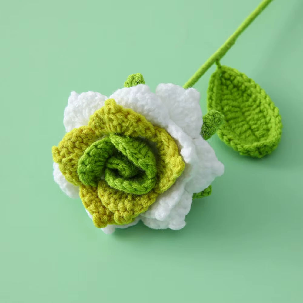 DIY Crochet Artificial Flower Bouquet