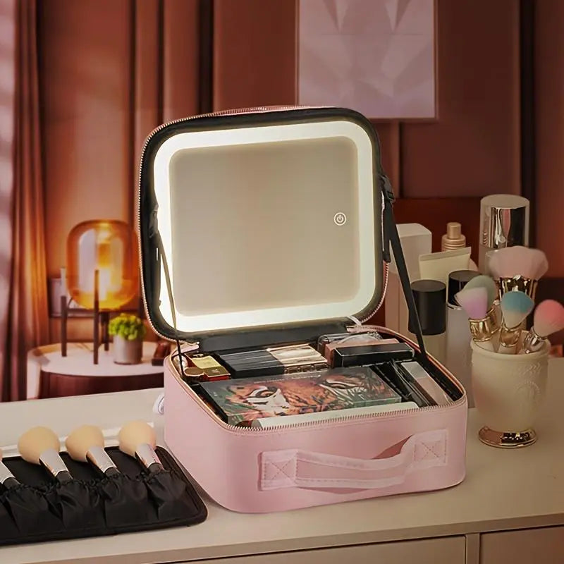 Illuminated Makeup Organizer