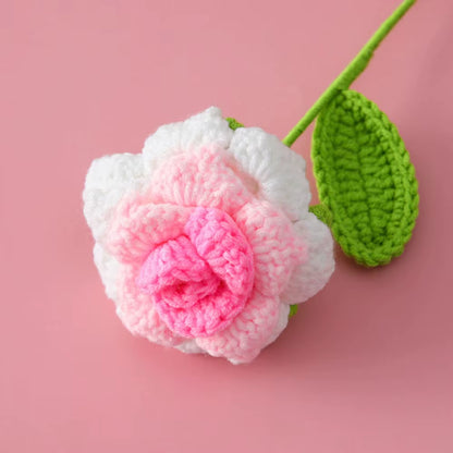 DIY Crochet Artificial Flower Bouquet