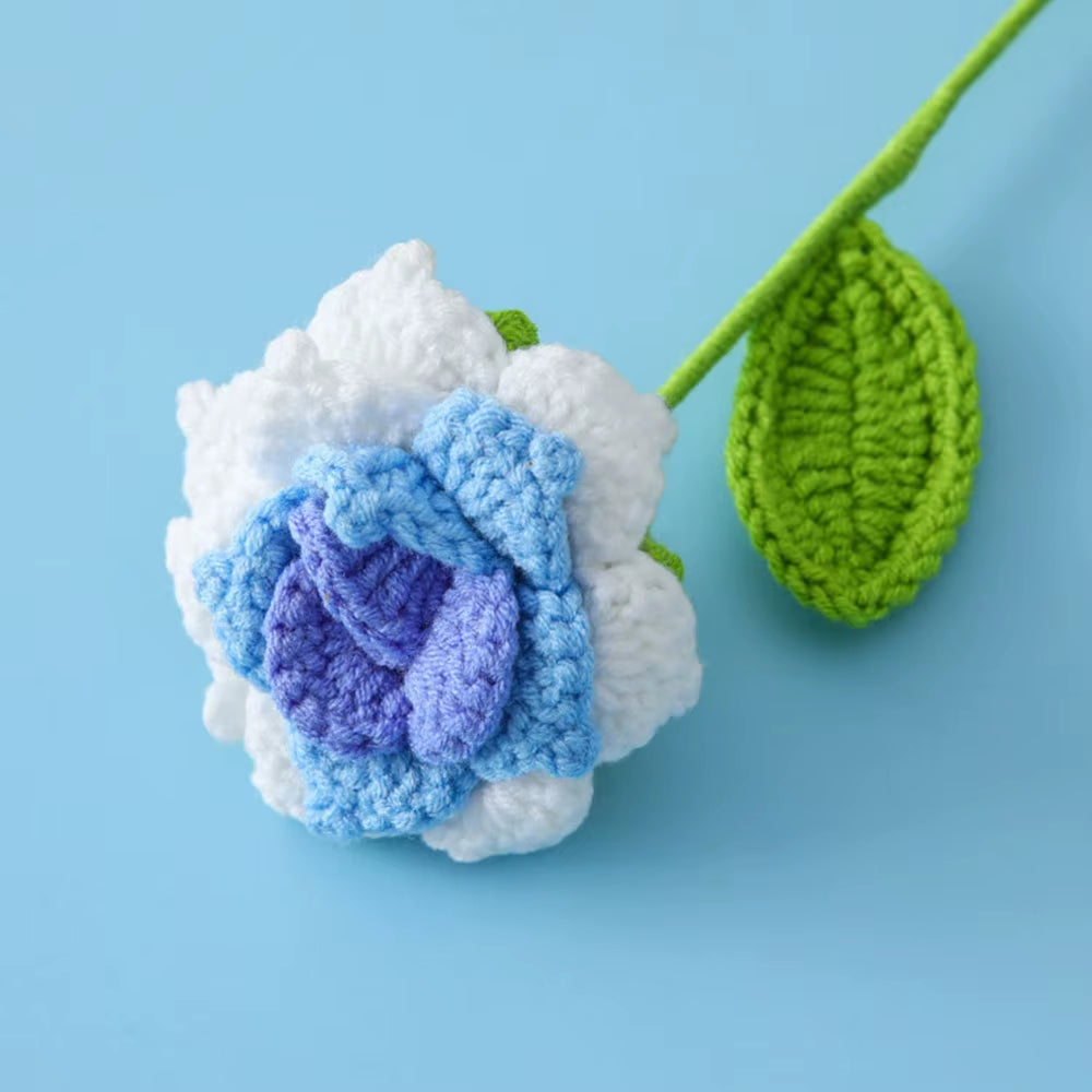 DIY Crochet Artificial Flower Bouquet