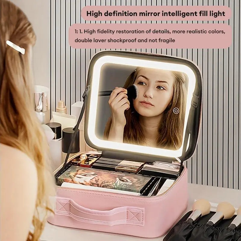 Illuminated Makeup Organizer