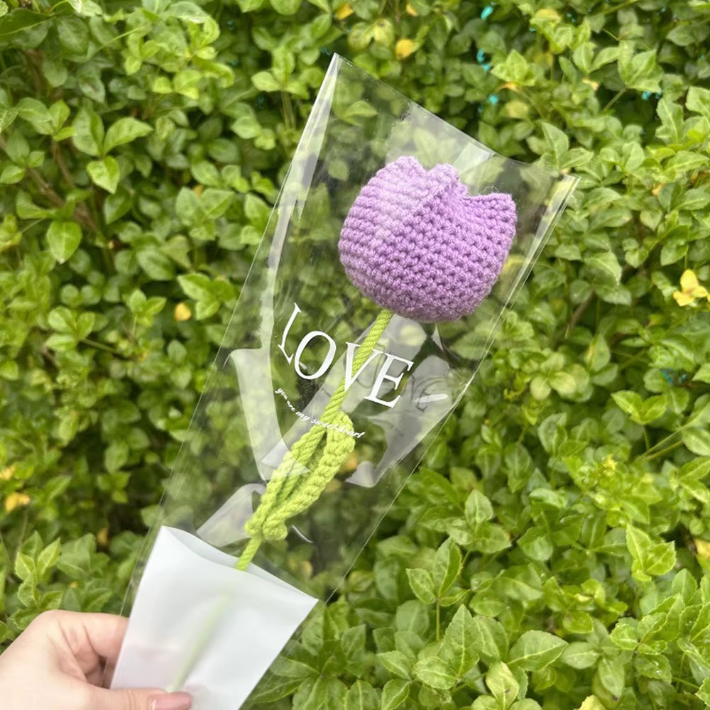 DIY Crochet Artificial Flower Bouquet