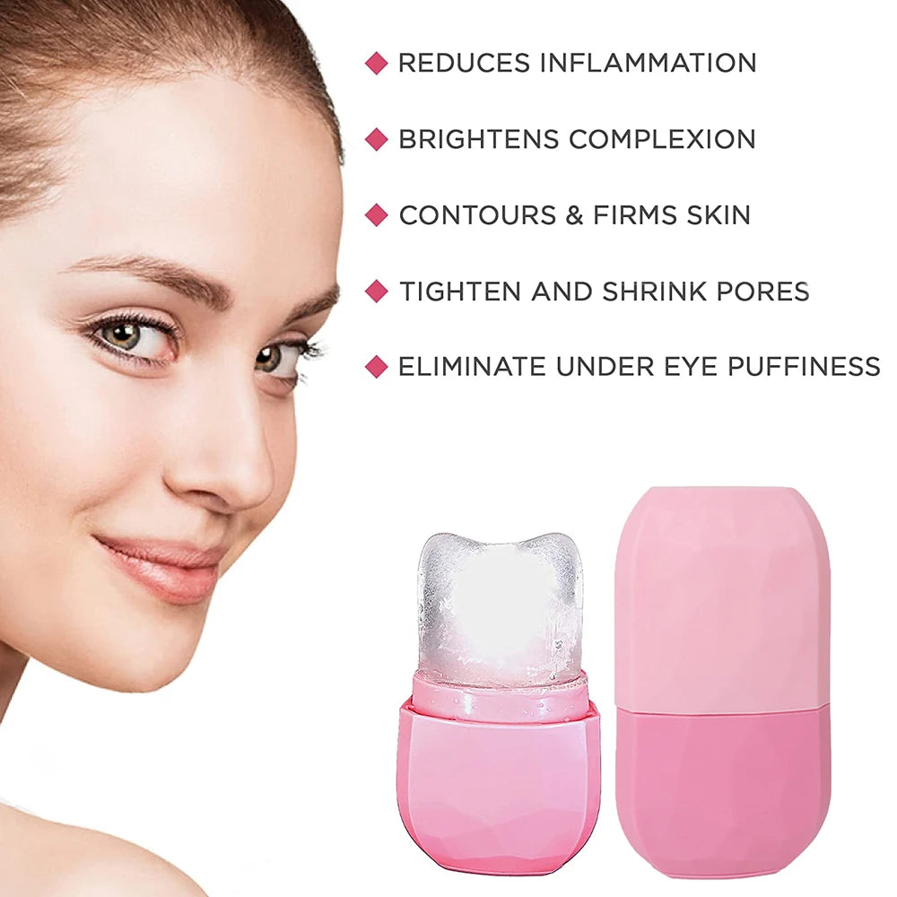 Upgraded Ice Roller: Brighten Skin & Reduce Pores for Face