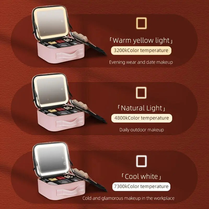 Illuminated Makeup Organizer