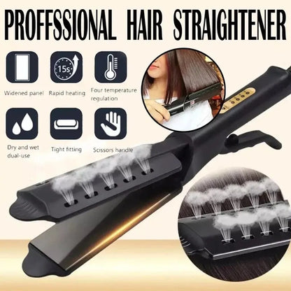 Dual-Use Hair Straightener and Curler