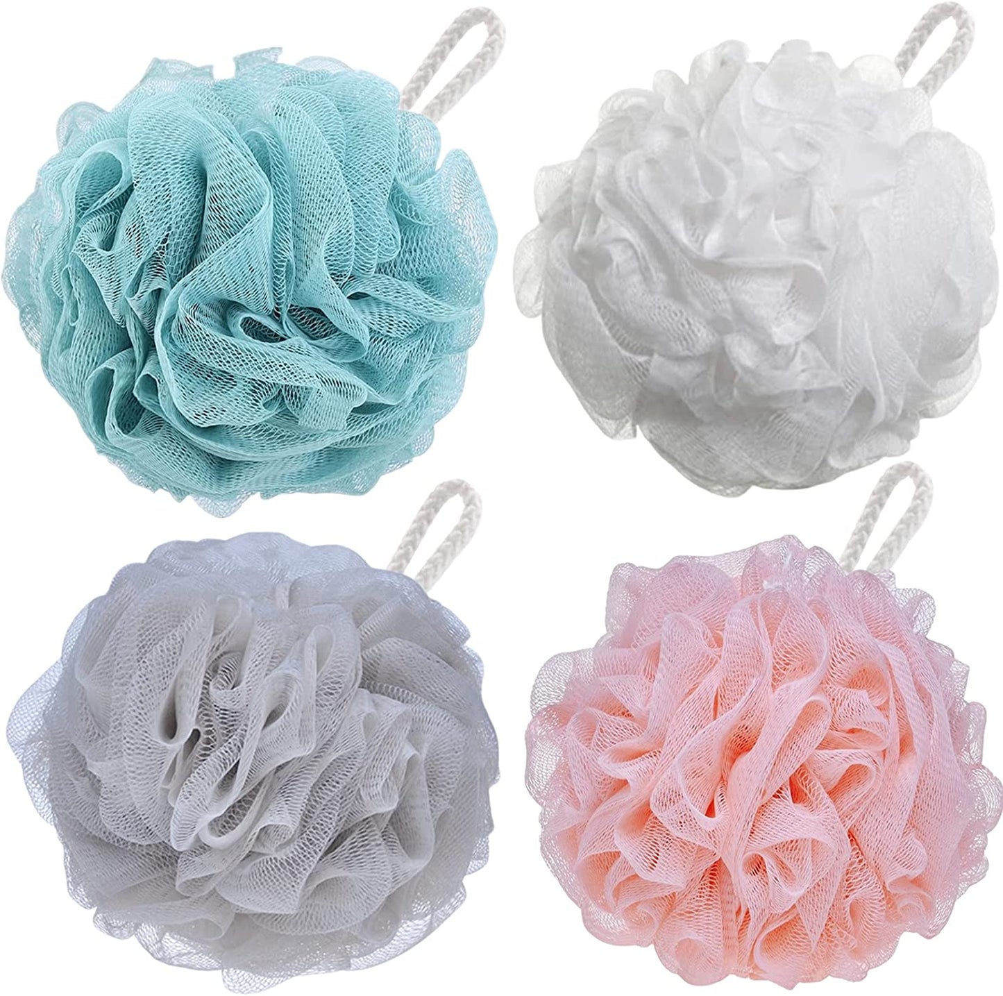 Luxurious Large Loofah Sponge Set (4pcs)