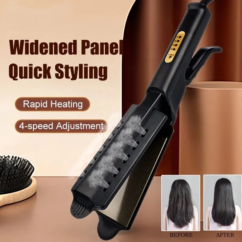 Dual-Use Hair Straightener and Curler